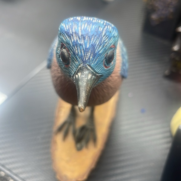 Hand Carved Hand Painted Fine Collection Wood Decoy Shore Bird Vintage - Picture 8 of 15